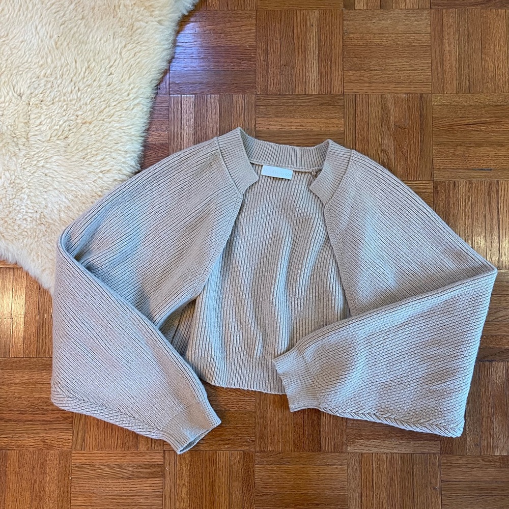 House of Harlow 1960 Tan Bolero Sweater